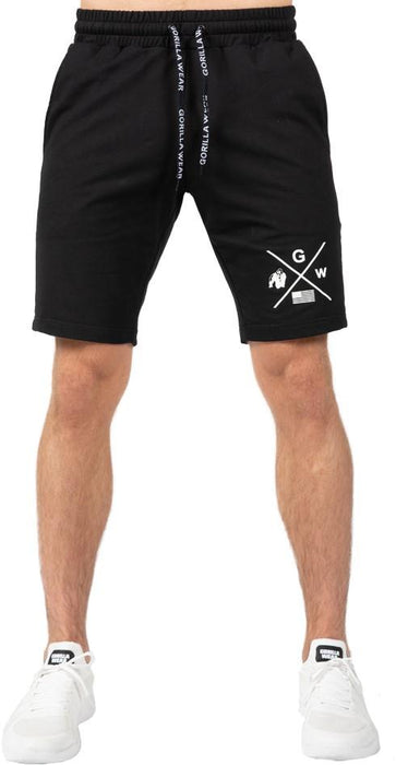 Gorilla Wear Cisco Shorts Black/White - Shorts at MySupplementShop by Gorilla Wear