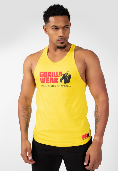 Gorilla Wear Classic Tank Top - Yellow