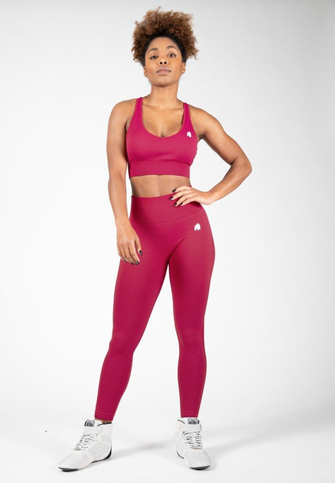 Gorilla Wear Hilton Seamless Sports Bra - Fuchsia