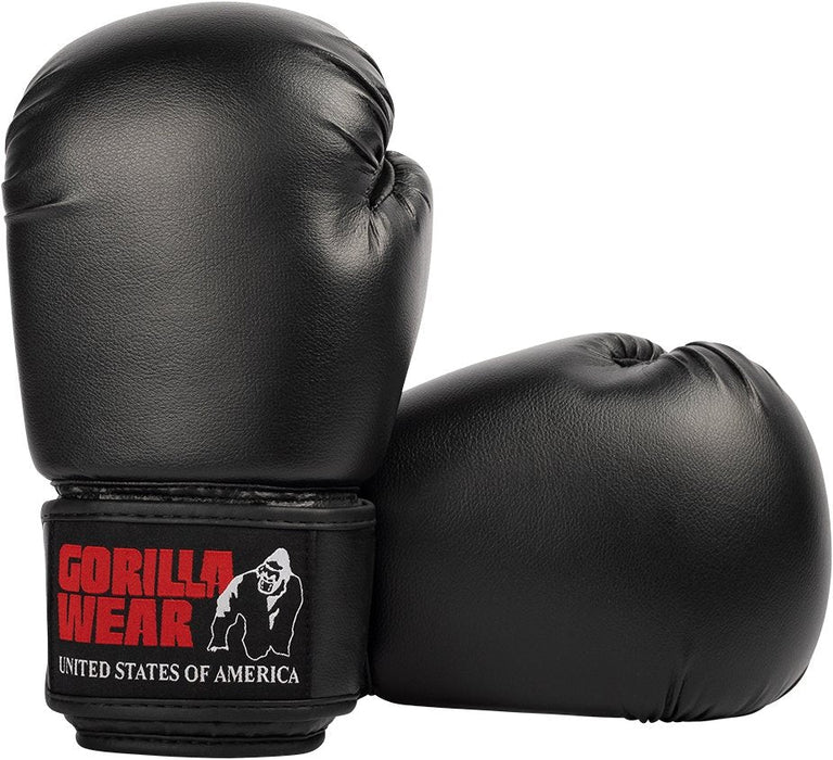 Gorilla Wear Mosby Boxing Gloves - Black