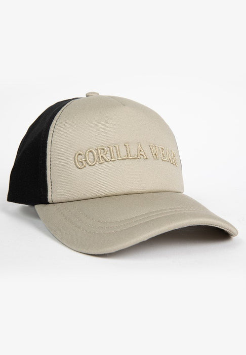 Gorilla Wear Sharon Ponytail Cap - Beige/Black - Cap at MySupplementShop by Gorilla Wear