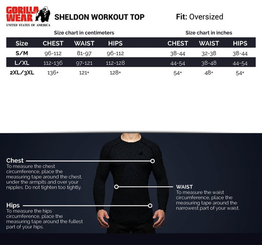 Gorilla Wear Sheldon Work Out Top - Grey - XXL/XXXL - Top at MySupplementShop by Gorilla Wear