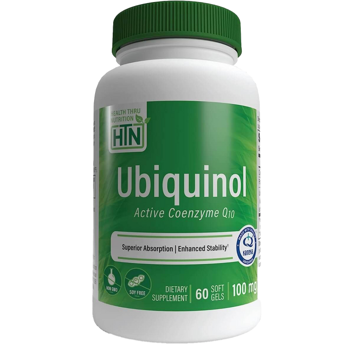 Health Thru Nutrition Ubiquinol 100mg 60 Softgels