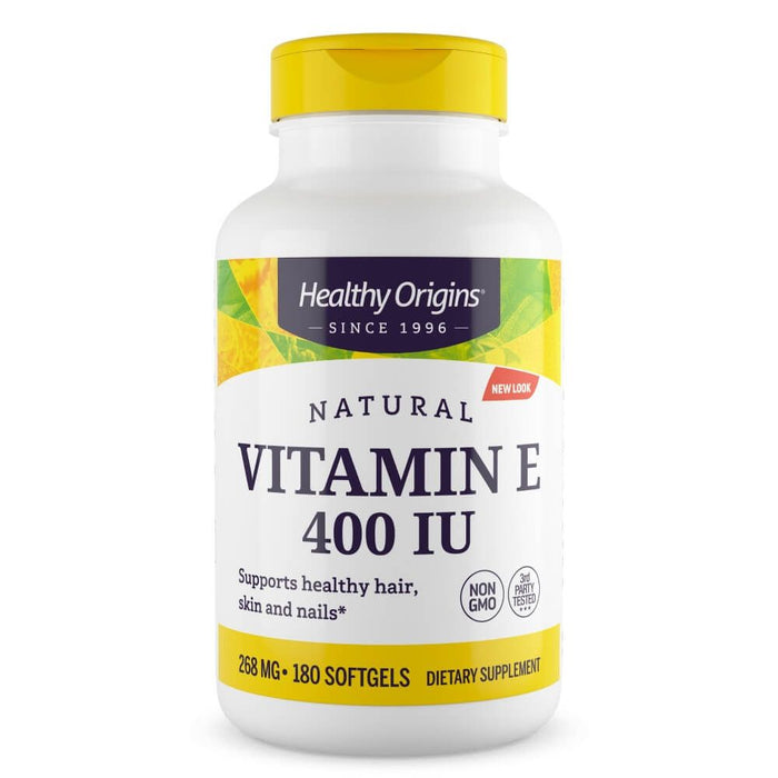 Healthy Origins Vitamin E 400iu 180 Softgels - Skin Care at MySupplementShop by Healthy Origins