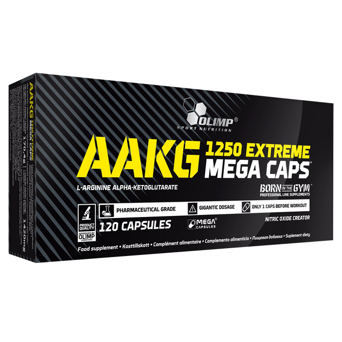 Olimp Nutrition AAKG Extreme Mega Caps – 120 Kapseln