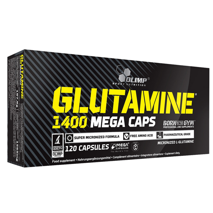 Olimp Nutrition Glutamin Mega Caps – 120 Kapseln