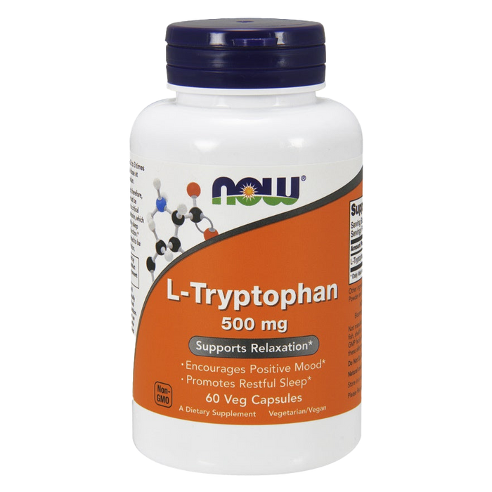 NOW Foods L-Tryptophan, 500mg - 60 vcaps