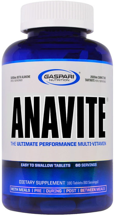 Gaspari Nutrition Anavite - 180 tablets - Vitamins & Minerals at MySupplementShop by Gaspari Nutrition