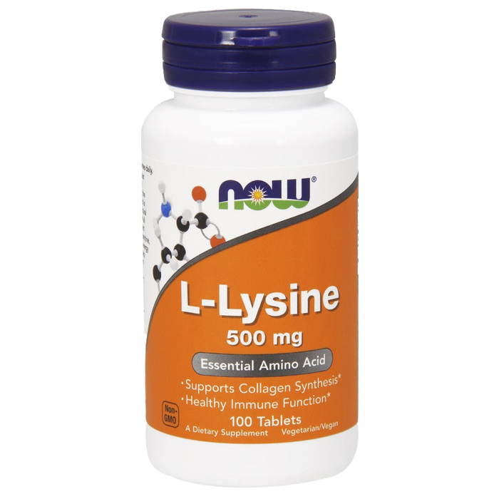 NOW Foods L-Lysin, 500 mg – 100 Tabletten