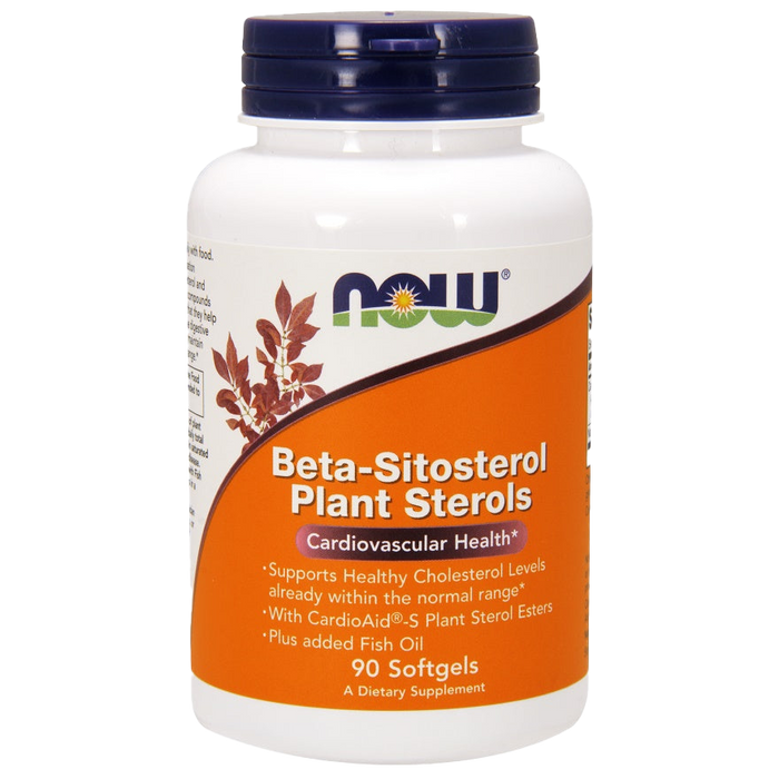 NOW Foods Beta-Sitosterol Plant Sterols - 90 softgels