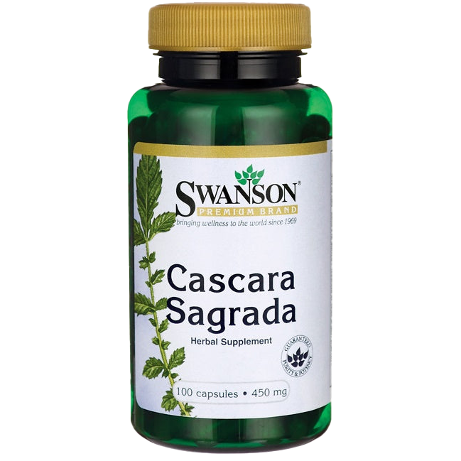 Swanson Cascara Sagrada, 450mg - 100 caps