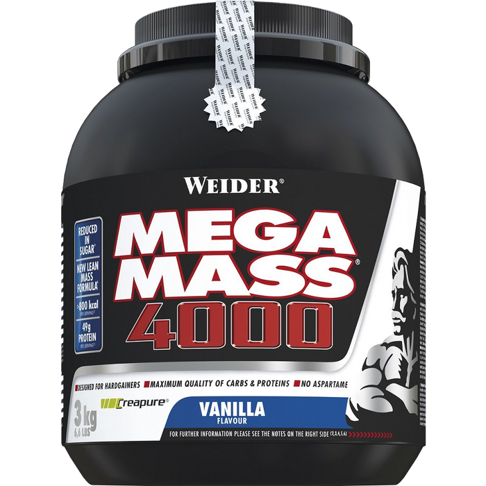 Weider Mega Mass 4000, Chocolate - 3000 grams