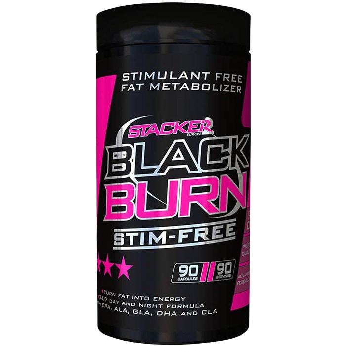 Stacker2 Europe Black Burn STIM-Free – 90 Kapseln