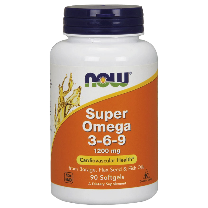 NOW Foods Super Omega 3-6-9, 1200mg - 90 softgels