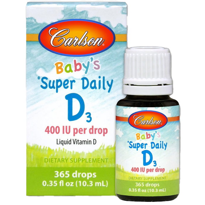 Carlson Labs Baby's Super Daily D3, 400 IE – 10 ml.