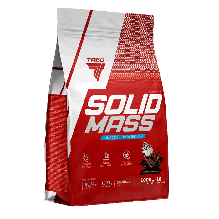 Trec Nutrition Solid Mass, Vanilla - 1000 grams