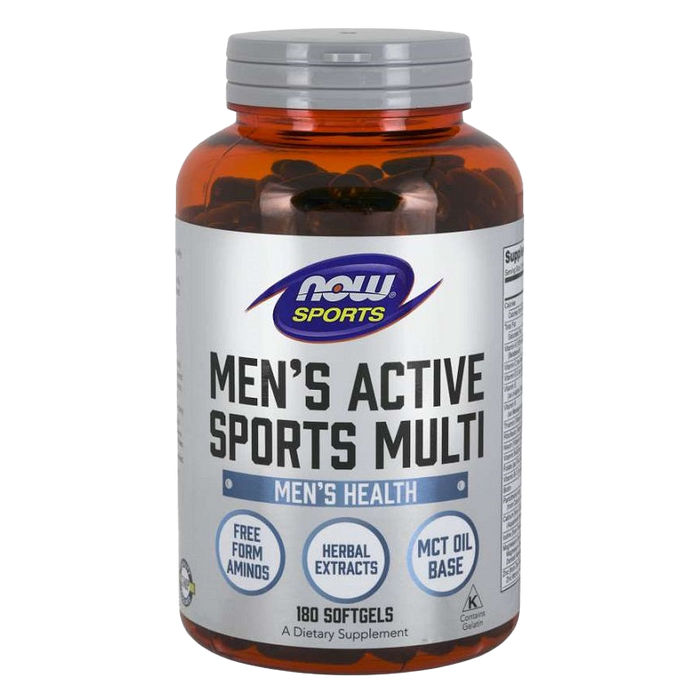 NOW Foods Men's Active Sports Multi – 180 Kapseln