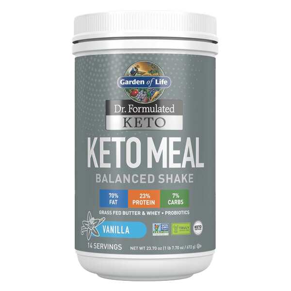 Garden of Life Dr. Formulated Keto Meal, Vanilla - 672g