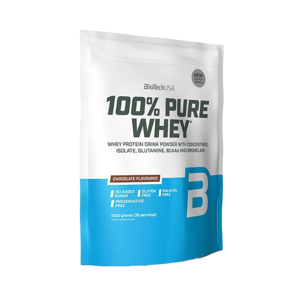 BioTechUSA 100% Pure Whey, Cookies & Cream - 1000 grams