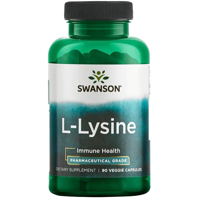 Swanson AjiPure L-Lysin, 500 mg – 90 Kapseln