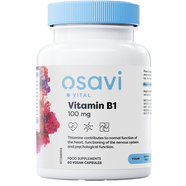 Osavi Vitamin B1, 100mg - 60 vegan caps