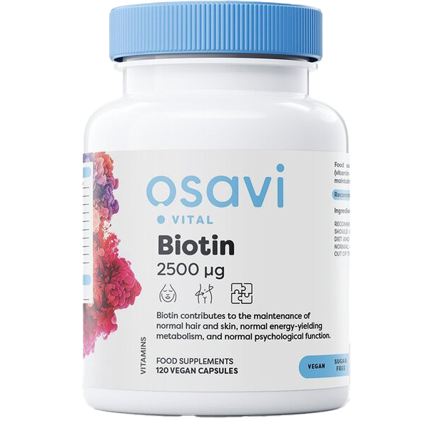 Osavi Biotin, 2500mcg – 120 vegane Kapseln