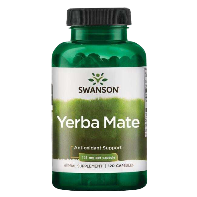 Swanson Yerba Mate, 125mg - 120 caps