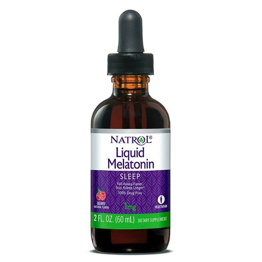 Natrol Liquid Melatonin, Berry - 60 ml.