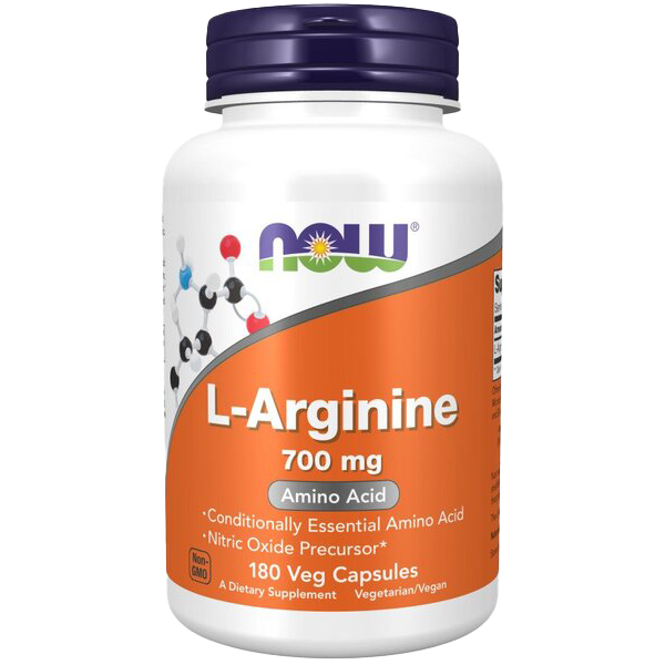 NOW Foods L-Arginin, 700 mg – 180 Kapseln