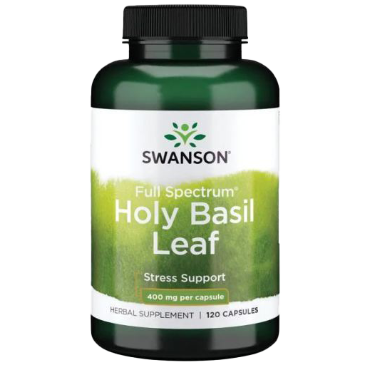 Swanson Holy Basil Leaf, 400mg - 120 caps