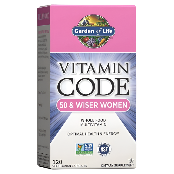 Garden of Life Vitamin Code 50 & Wiser Women - 120 vcaps