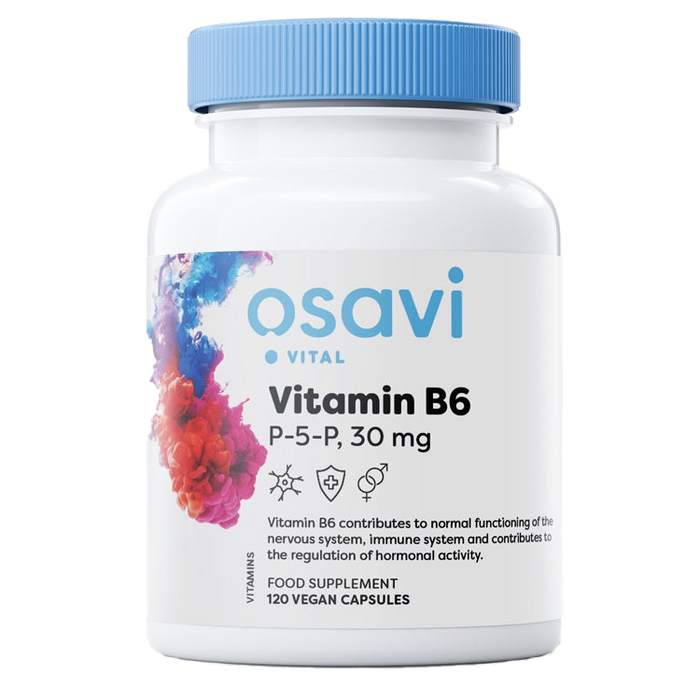 Osavi Vitamin B6 – P-5-P, 30 mg – 120 vegane Kapseln