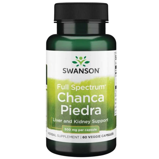 Swanson Chanca Piedra 500MG 60 Veg Capsules - Health and Wellbeing at MySupplementShop by Swanson