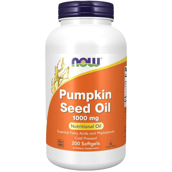 NOW Foods Pumpkin Seed Oil, 1000mg - 200 softgels