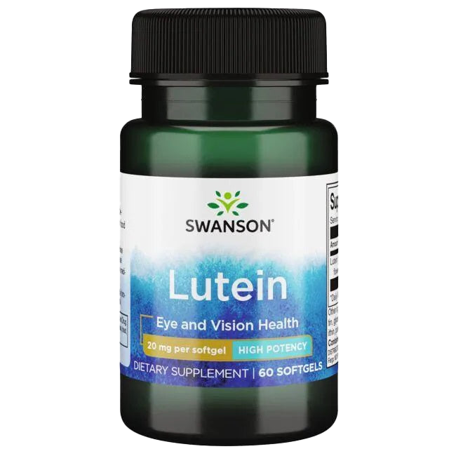 Swanson Lutein, 20mg - 60 softgels