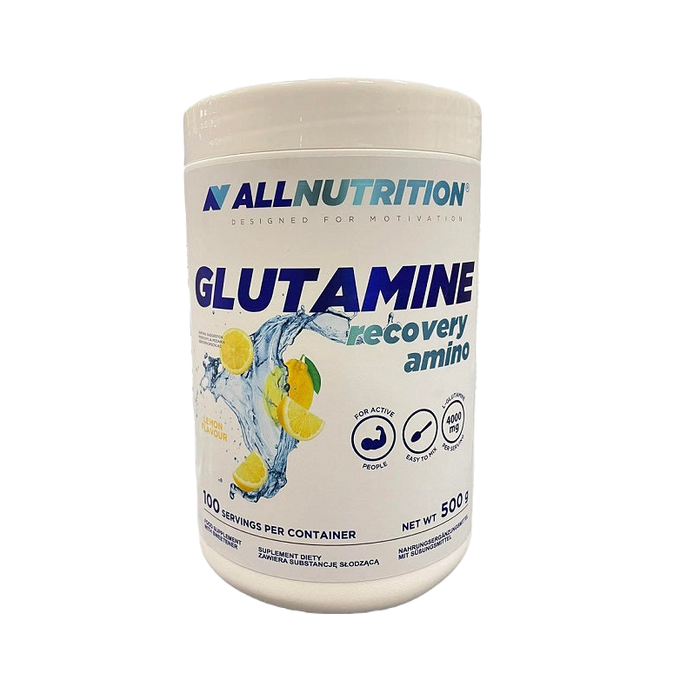 Allnutrition Glutamine Recovery Amino, Zitrone – 500 g