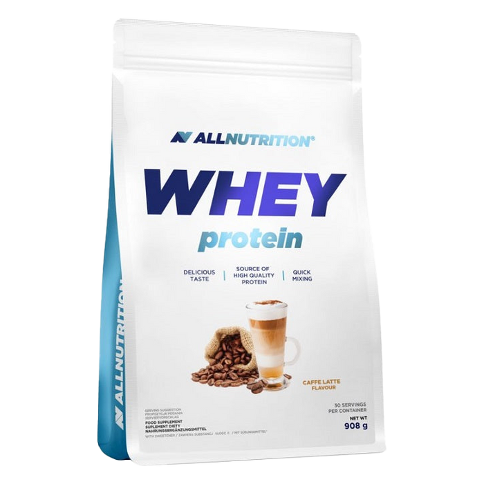 Allnutrition Whey Protein, Caffe Latte - 908 grams