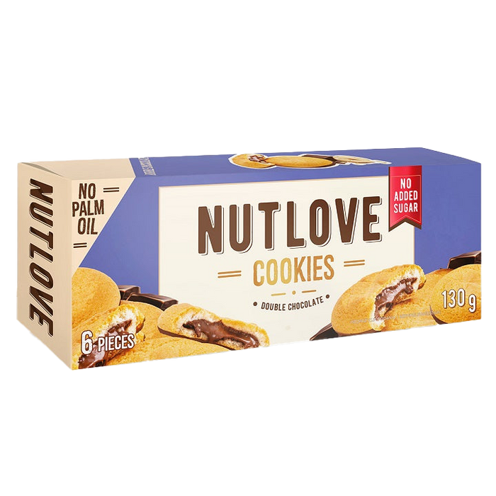 Allnutrition Nutlove Cookies, Double Chocolate – 6 Kekse