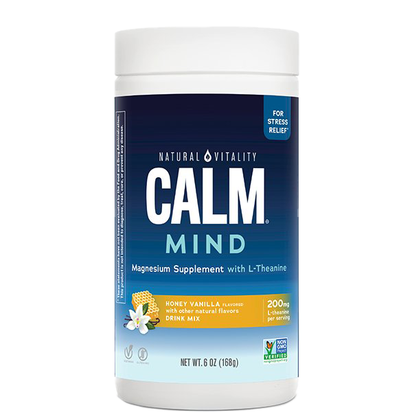 Natural Vitality Calm Mind, Honey Vanilla - 168g