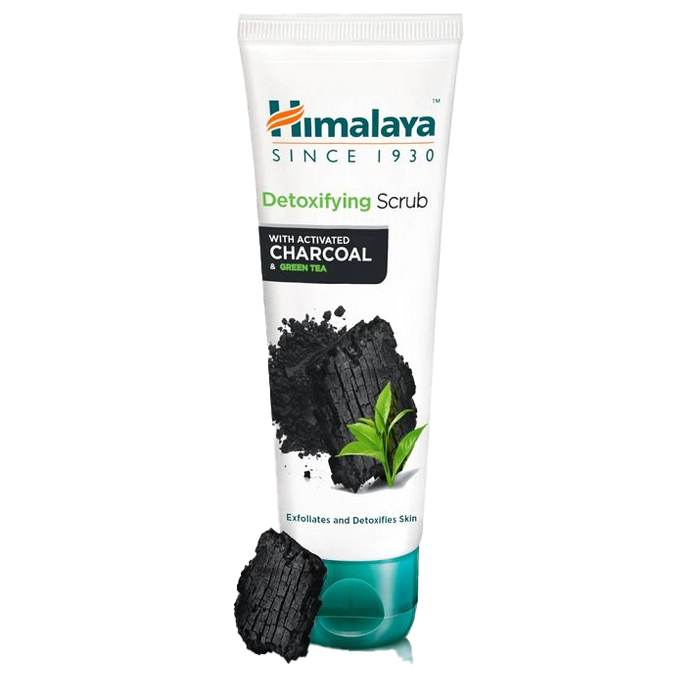 Himalaya-Entgiftungspeeling mit Aktivkohle und grünem Tee – 75 ml.