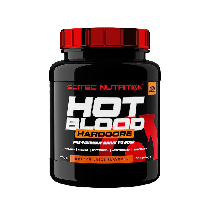 SciTec Hot Blood Hardcore Orange Juice 700g