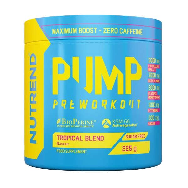 Nutrend Pump PreWorkout Tropical Blend  225g