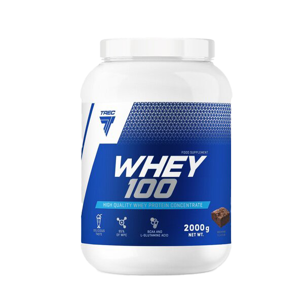 Trec Nutrition Whey 100 (Tub), Cookies 2000g