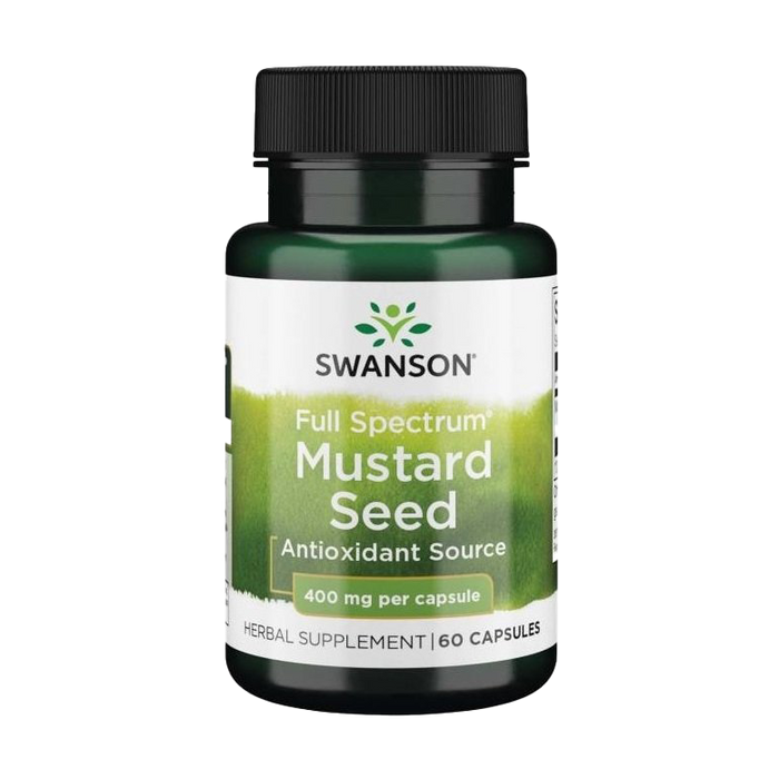 Swanson Full Spectrum Mustard Seed, 400mg 60 caps