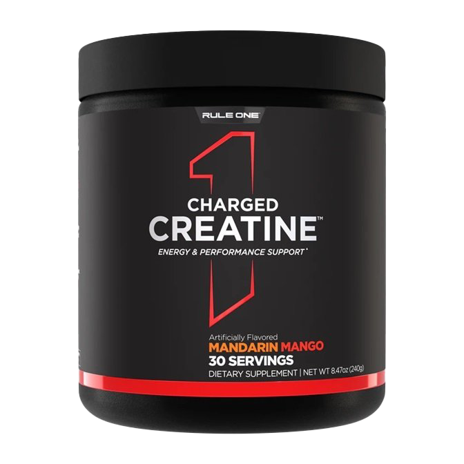 Rule One Charged Creatine, Mandarin Mango 240g