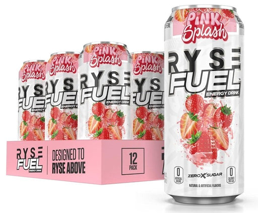 RYSE Fuel Energy Drink, Pink Splash 12 x 473 ml