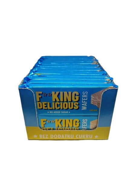 Allnutrition Fitking Delicious Wafers, Cream - 32 x 80g - Default Title - Protein Wafer at MySupplementShop by Allnutrition