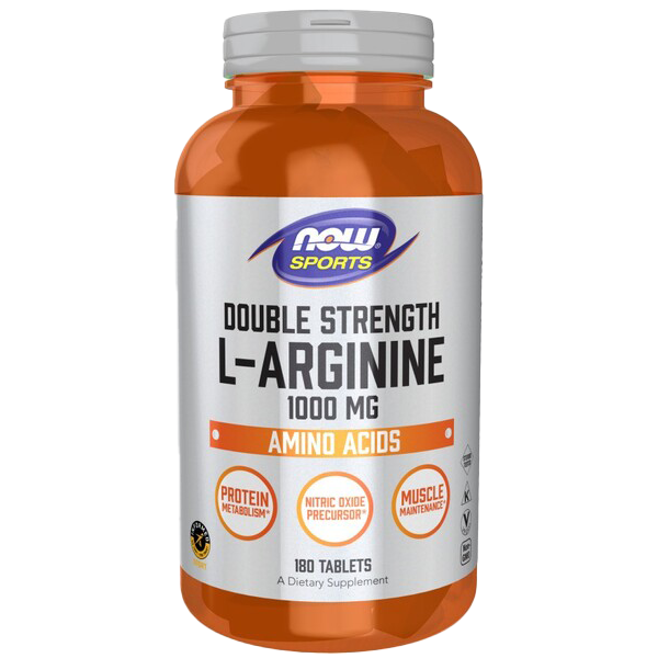 NOW Foods L-Arginine, 1000mg - 180 tablets