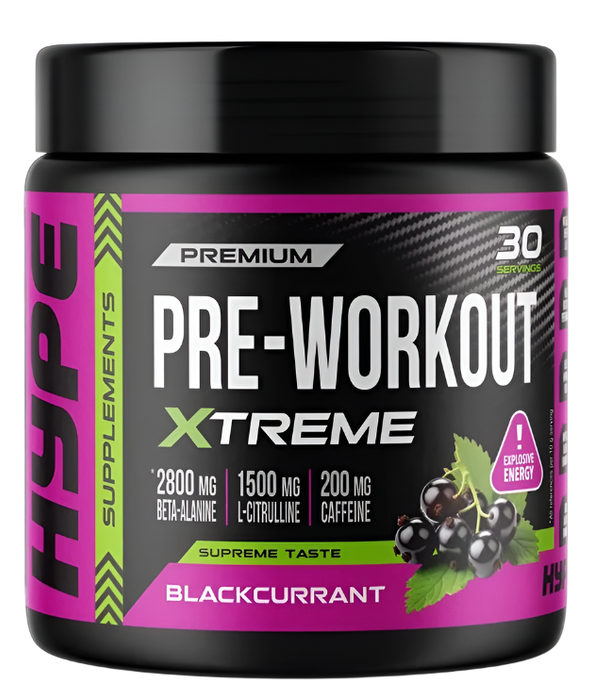 Hype Pre-Workout Xtreme 300g - Extreme Energy & Performance Booster