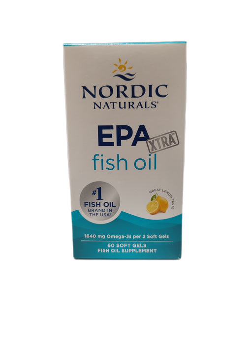 Nordic Naturals EPA Xtra Fish Oil 60 softgels - 1640mg Lemon - Sports Nutrition at MySupplementShop by Nordic Naturals